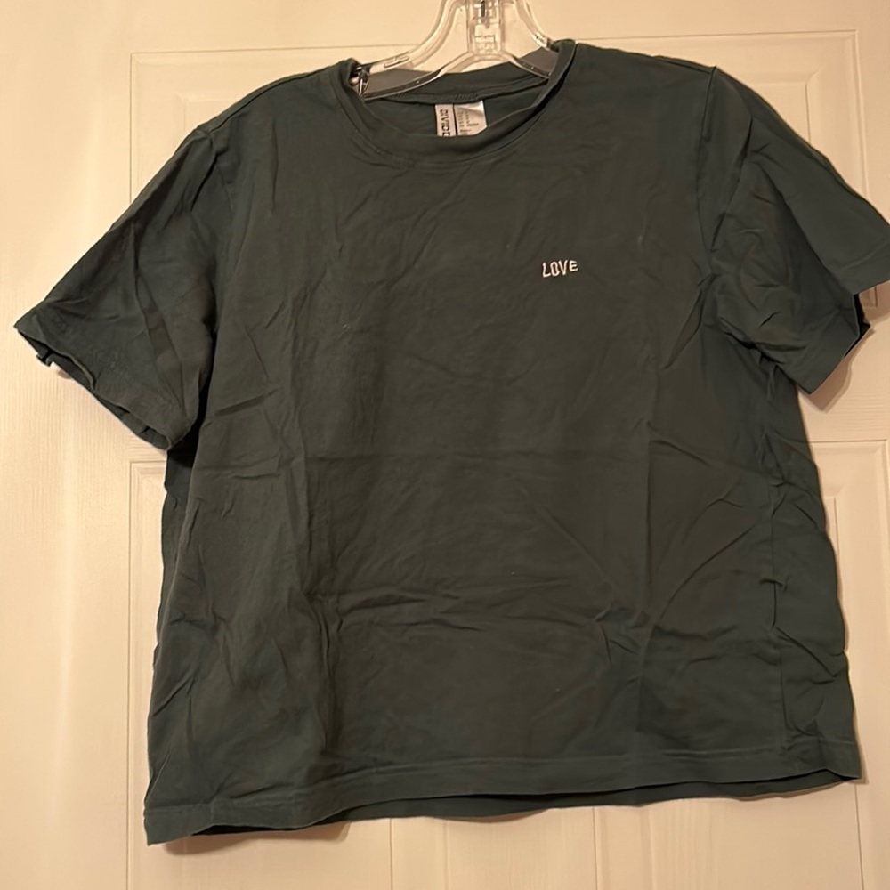 Green Love Top